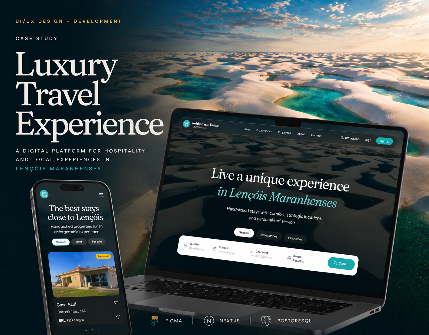 Booking Platform UI UX Design | Luxury Travel Experience UI UX booking plataform figma luxury webdesign next js travel website ui webdesign website