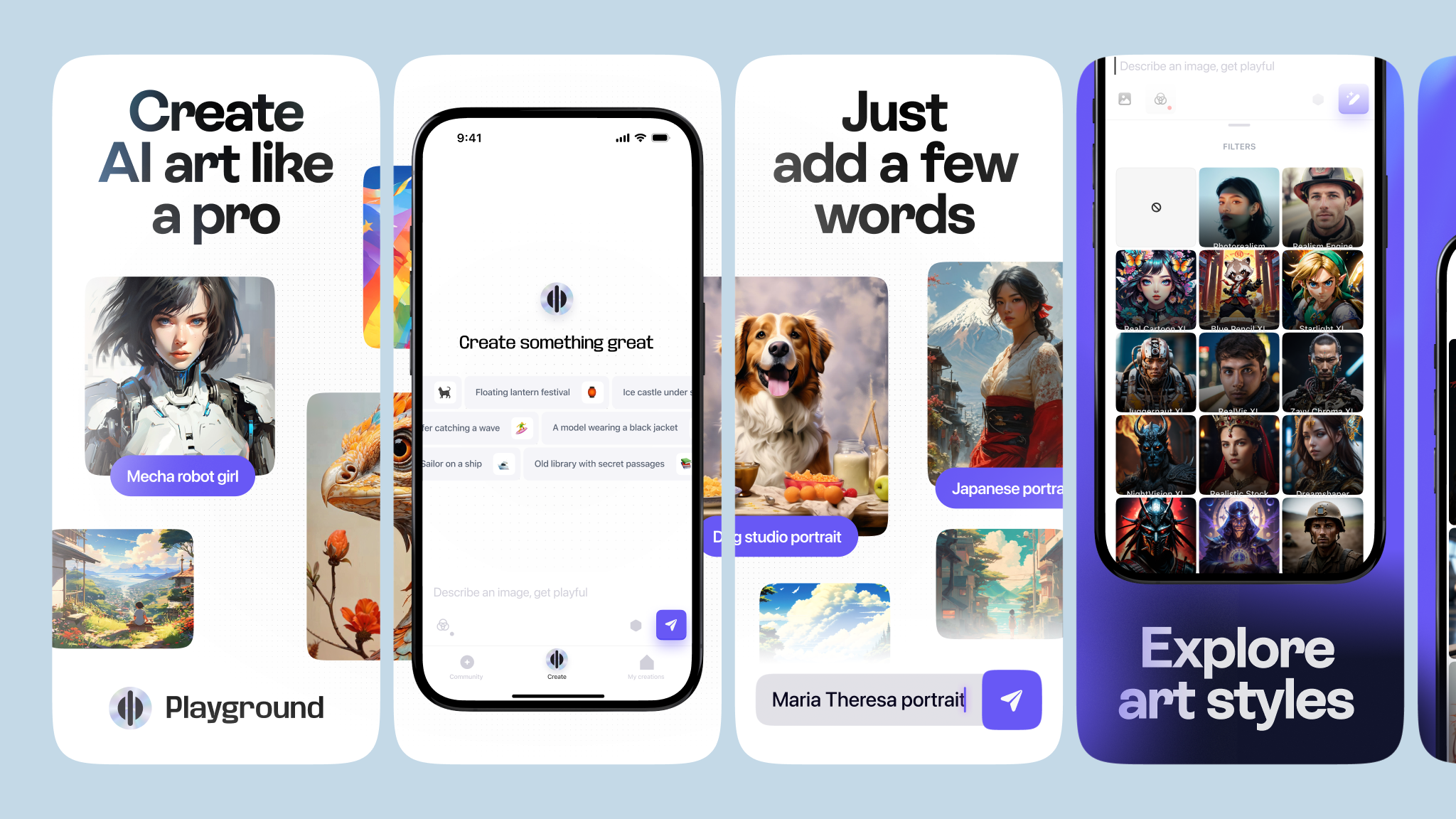 App Store Screenshots | Playground: AI Design & Editor app design app marketing app screenshots app store app store creative app store design app store listing app store optimization app store preview app store screenshots app store visuals aso conversion optimization google play mobile app design mobile app marketing mobile ui product design screenshot design ui design