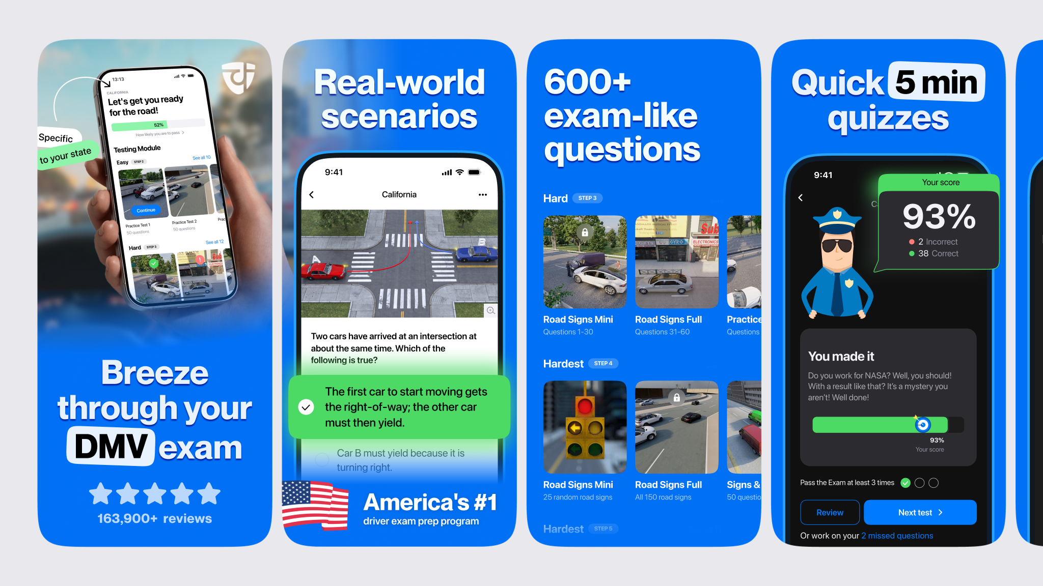 App Store Screenshots | DMV Genie: Permit Test 2026 app design app marketing app screenshots app store app store creative app store design app store listing app store optimization app store preview app store screenshots app store visuals aso conversion optimization google play mobile app design mobile app marketing mobile ui product design screenshot design ui design