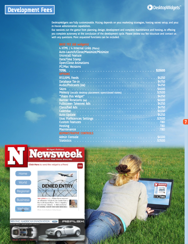 Browserless desktop app: NYDesign.com/DesktopWidgets.pdf advertising animation desktop apps