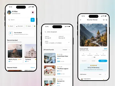 Tourly - Travel Management Mobile App UI Design admin dashboard app design application ui design homepage illustration landing page mobile app mobile app ui mobile design product design saas design travel app travel mobile app trip app ui ui design ux web app website