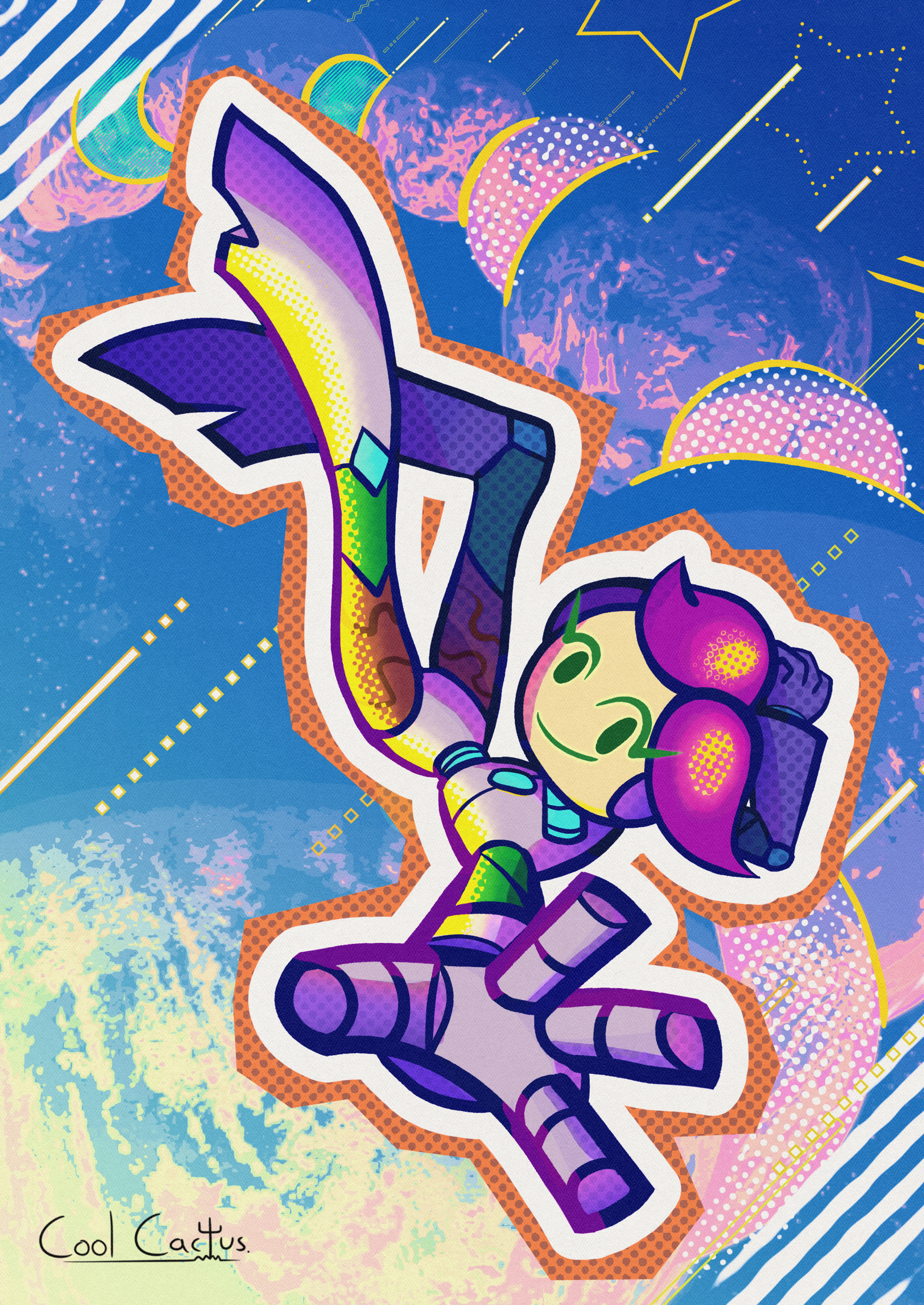 Character Illustration - Zinnia