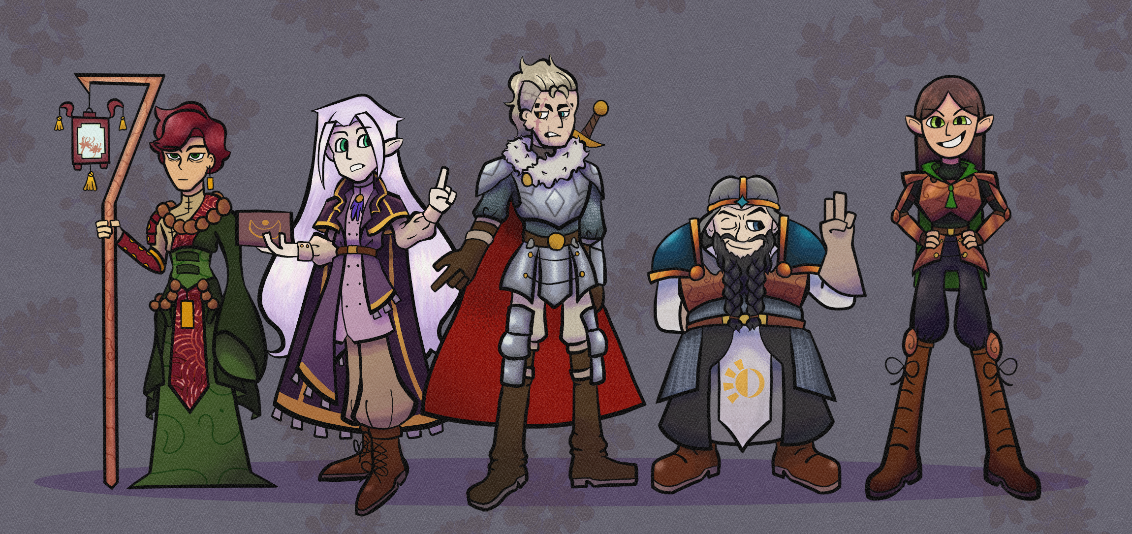 DnD Party Illustrations