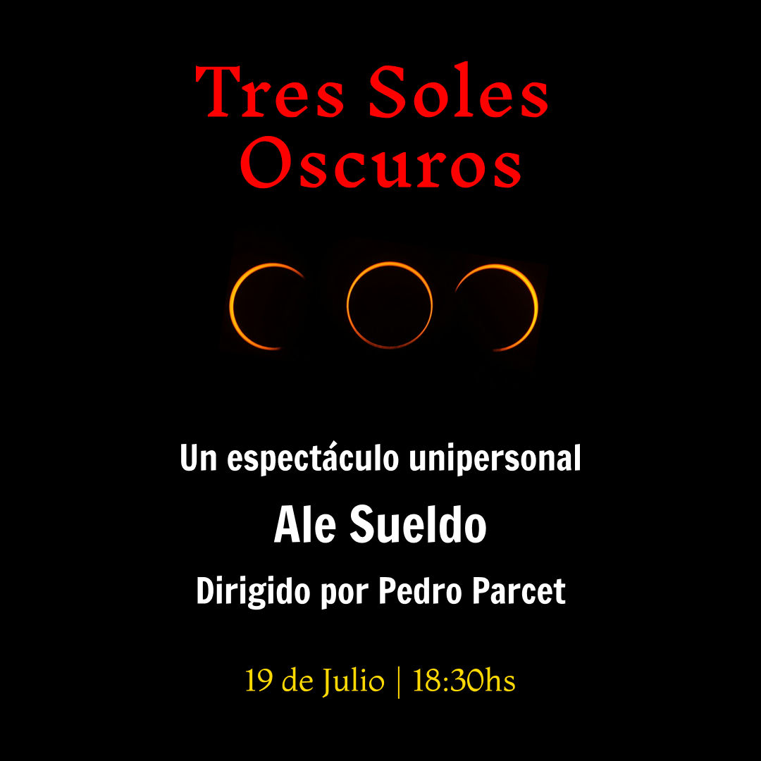 Publicidad de una obra de teatro independiente
