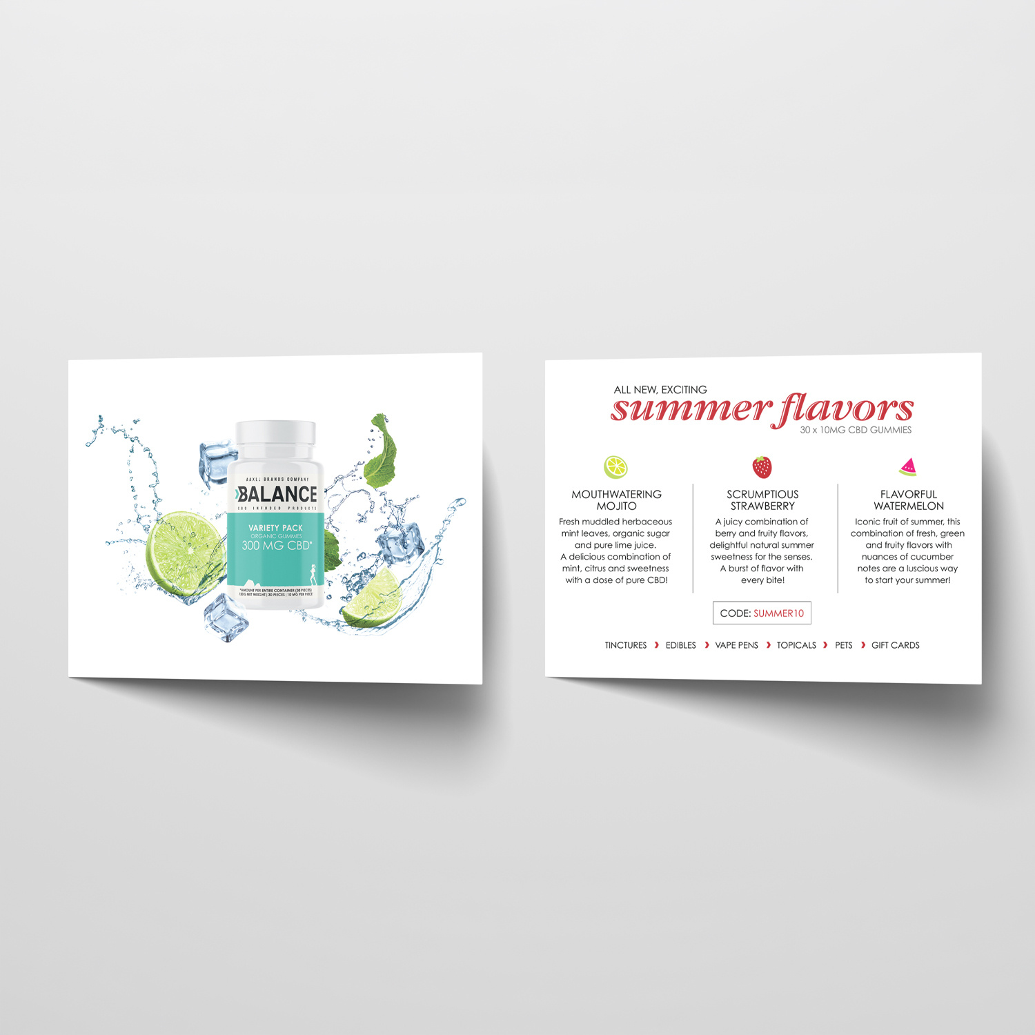 Thank you postcards to be included in every customer shipment ✨