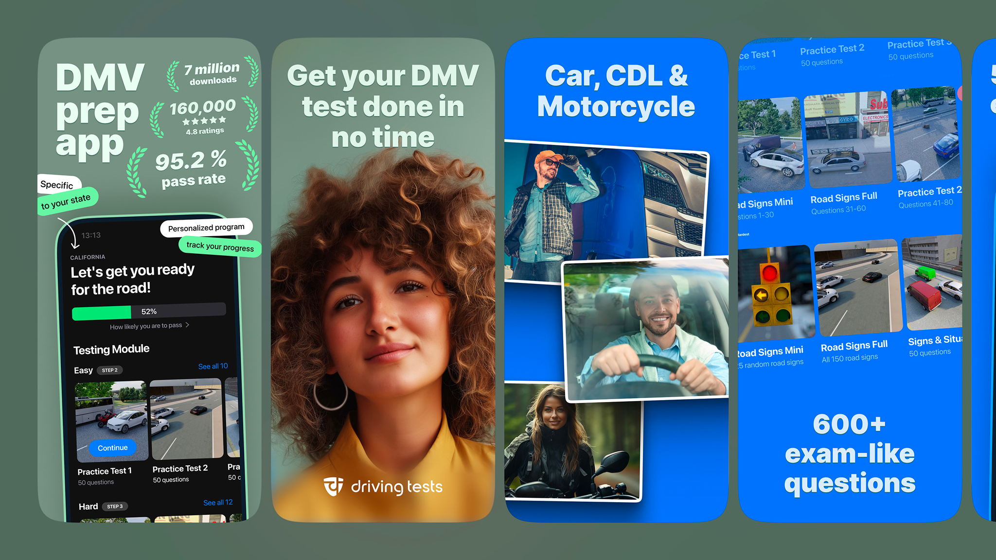 App Store Screenshots | DMV Genie: Permit Test 2026 app design app marketing app screenshots app store app store creative app store design app store listing app store optimization app store preview app store screenshots app store visuals aso conversion optimization google play mobile app design mobile app marketing mobile ui product design screenshot design ui design