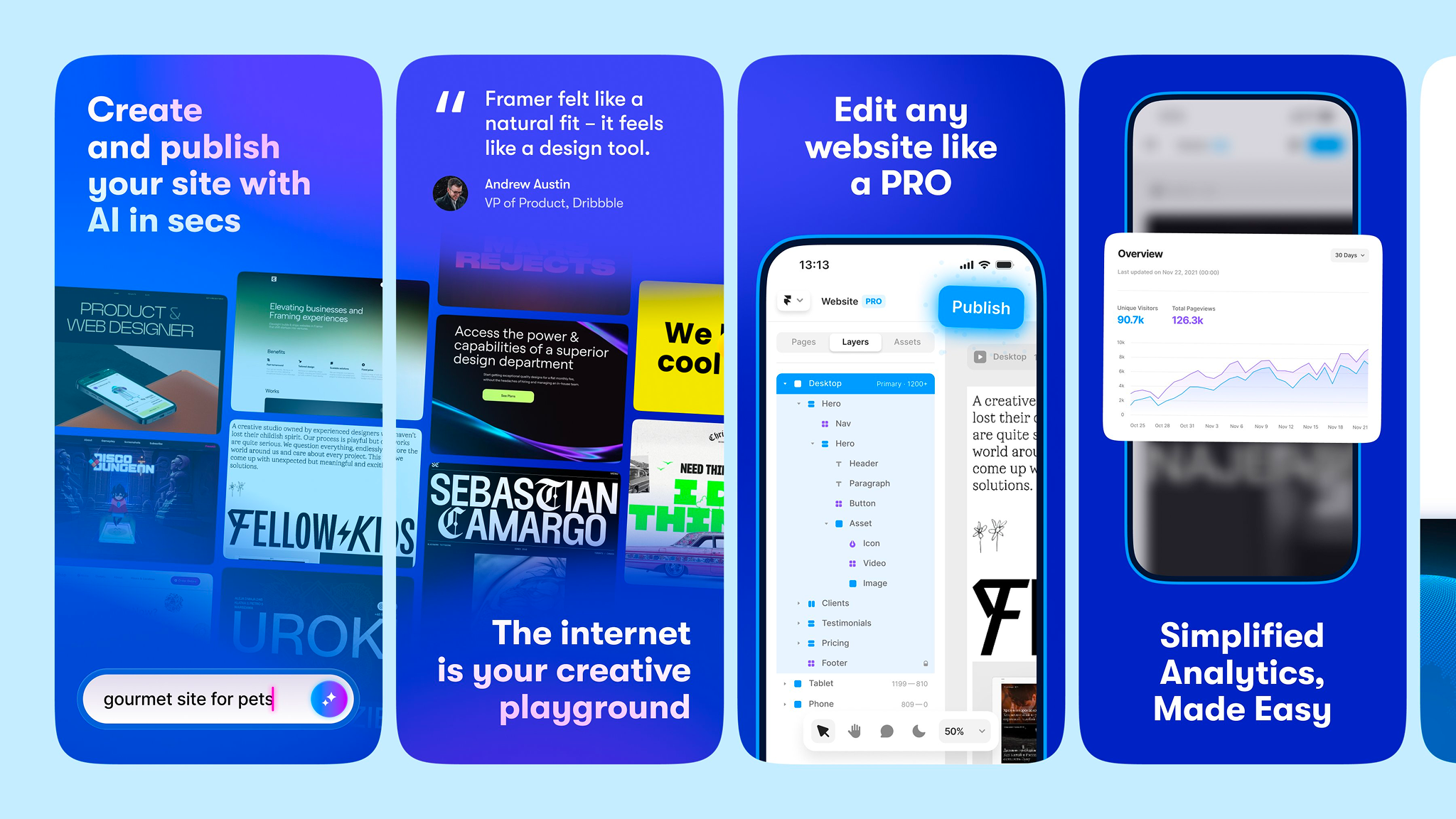 App Store Screenshots | Framer - AI Website Builder app design app marketing app screenshots app store app store creative app store design app store listing app store optimization app store preview app store screenshots app store visuals aso conversion optimization google play mobile app design mobile app marketing mobile ui product design screenshot design ui design