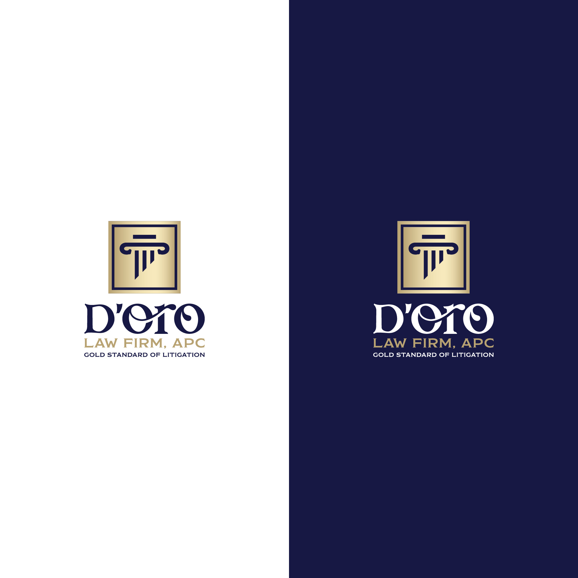 D'ORO LAW FIRM LOGO