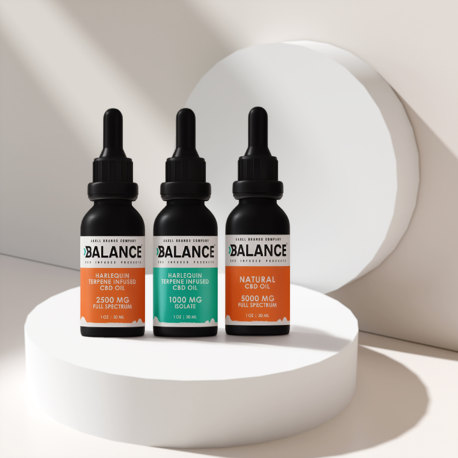 Product label design + 3D mockups