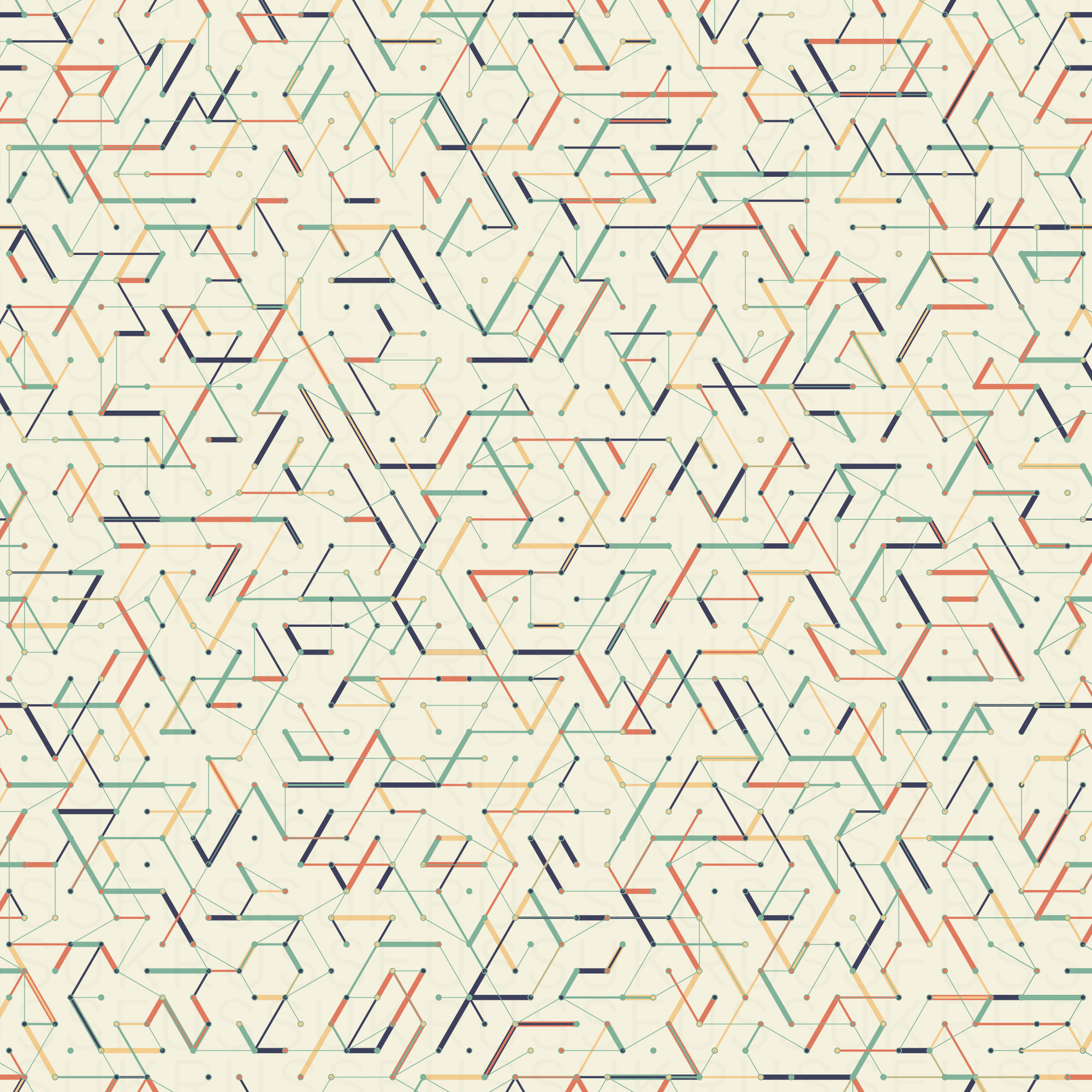 Constellate estampa generative geometric pattern pattern design textile design
