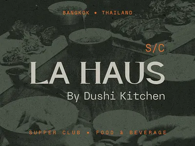 :: LA HAUS:: brand design branding design graphic design identity logo restaurant typography