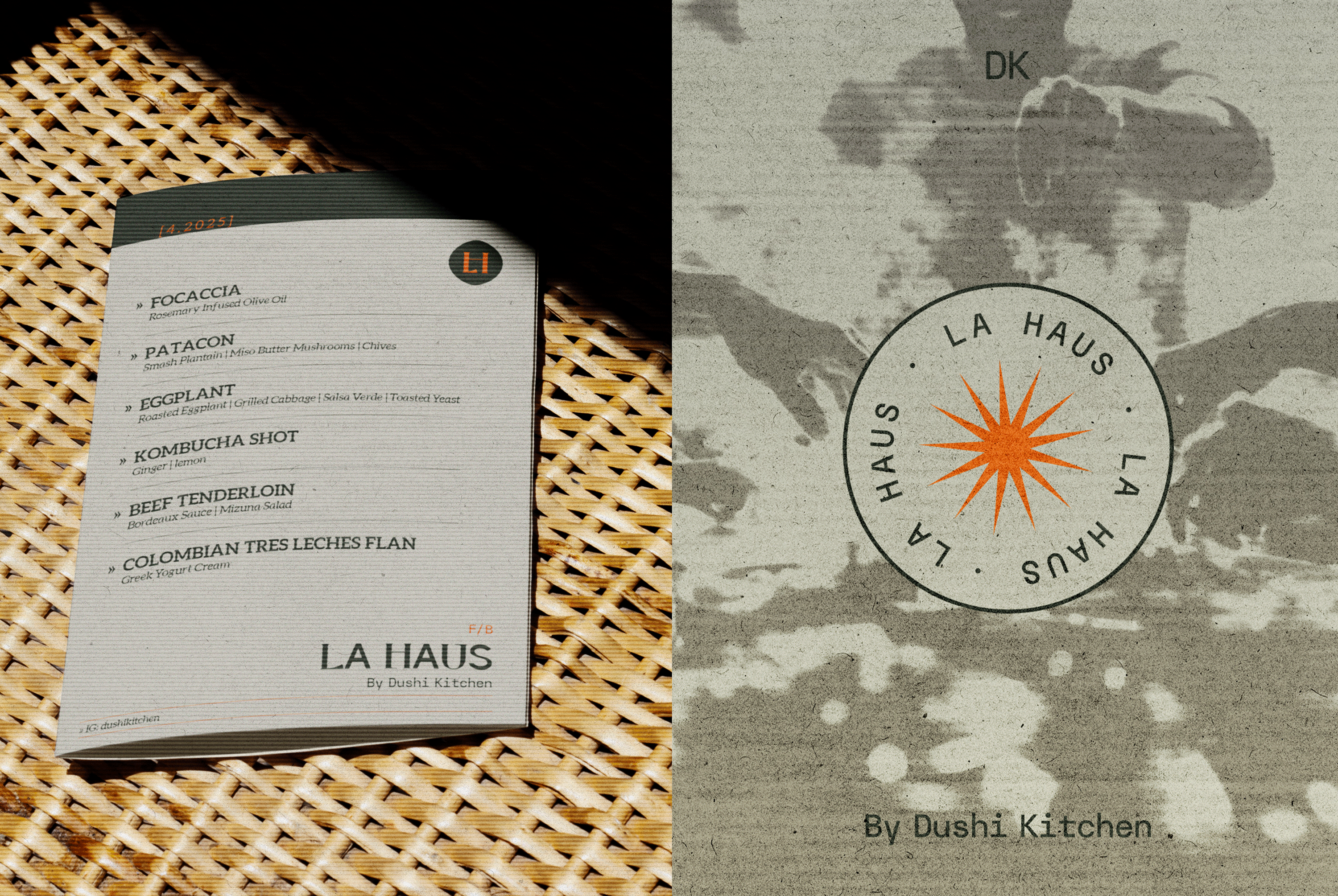 :: LA HAUS:: brand design branding design foodbranding graphic design typography