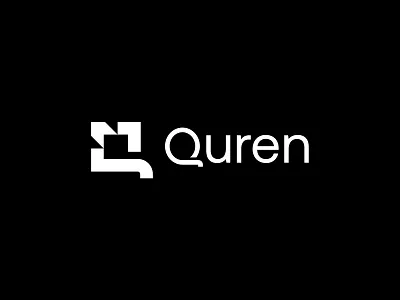Quren branding design letter logo logo logo design minimalist logo q