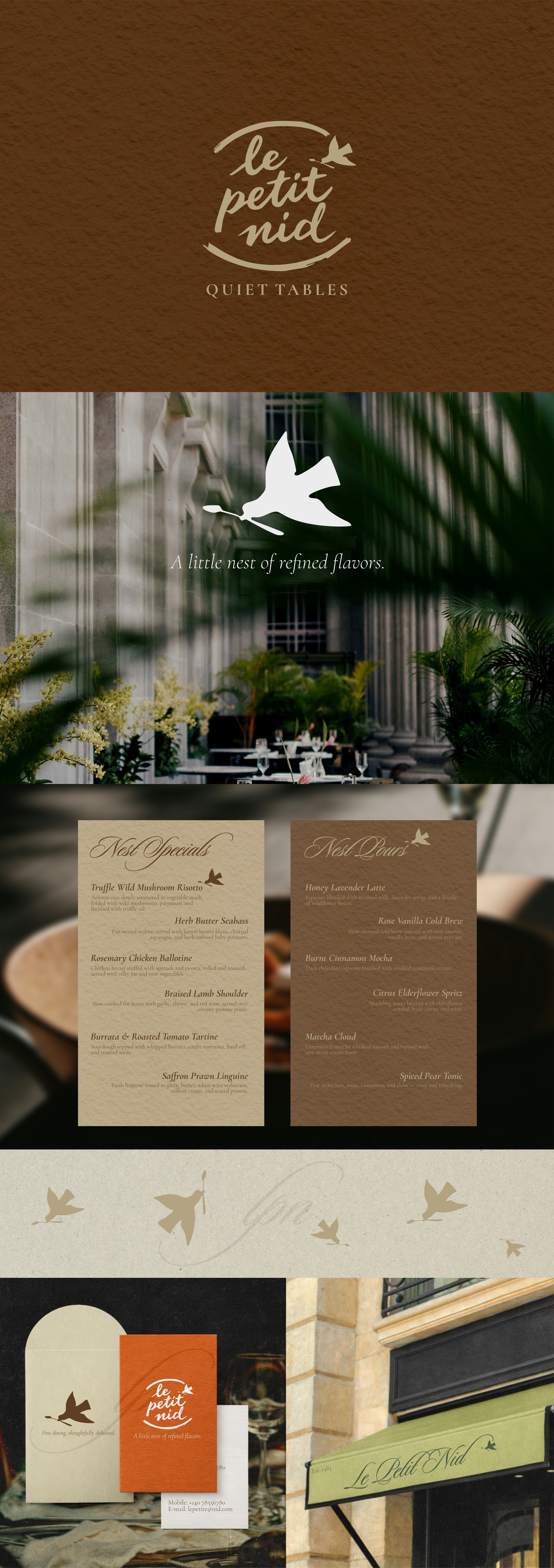 Branding - Fine Dining - Cloud Kitchen branding graphic design logo