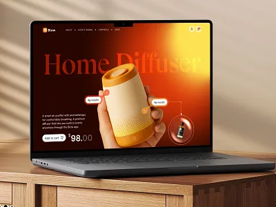 Product Landing Page Design - Website Design animation design ecommerce landing page interaction landing page product design product landing page product showcase ui saas landing page saas product saas website smart product website technology landing page ui ux user experience ux video web design website website animation