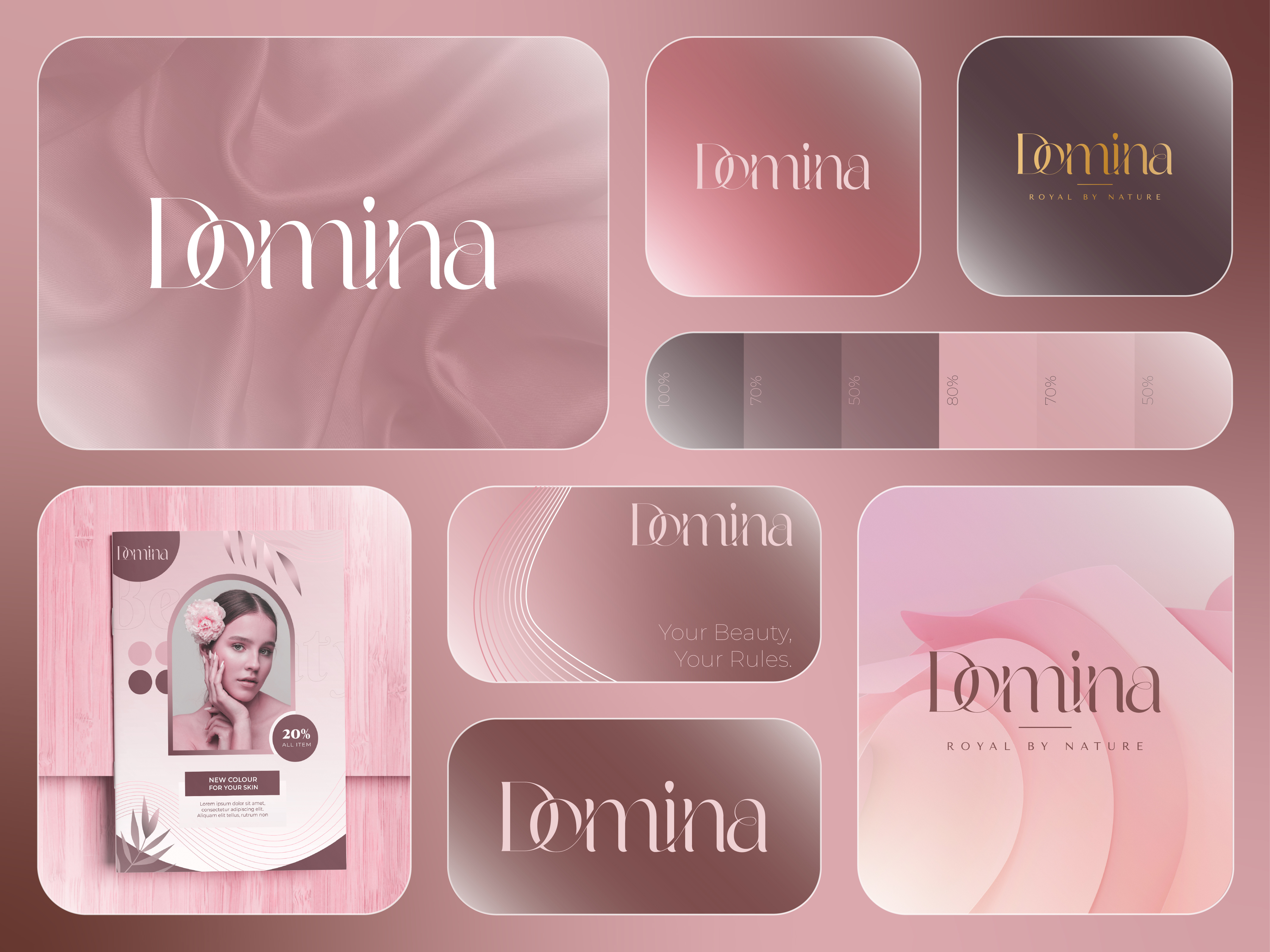 Example of Brand Identity Design | Feminine Style