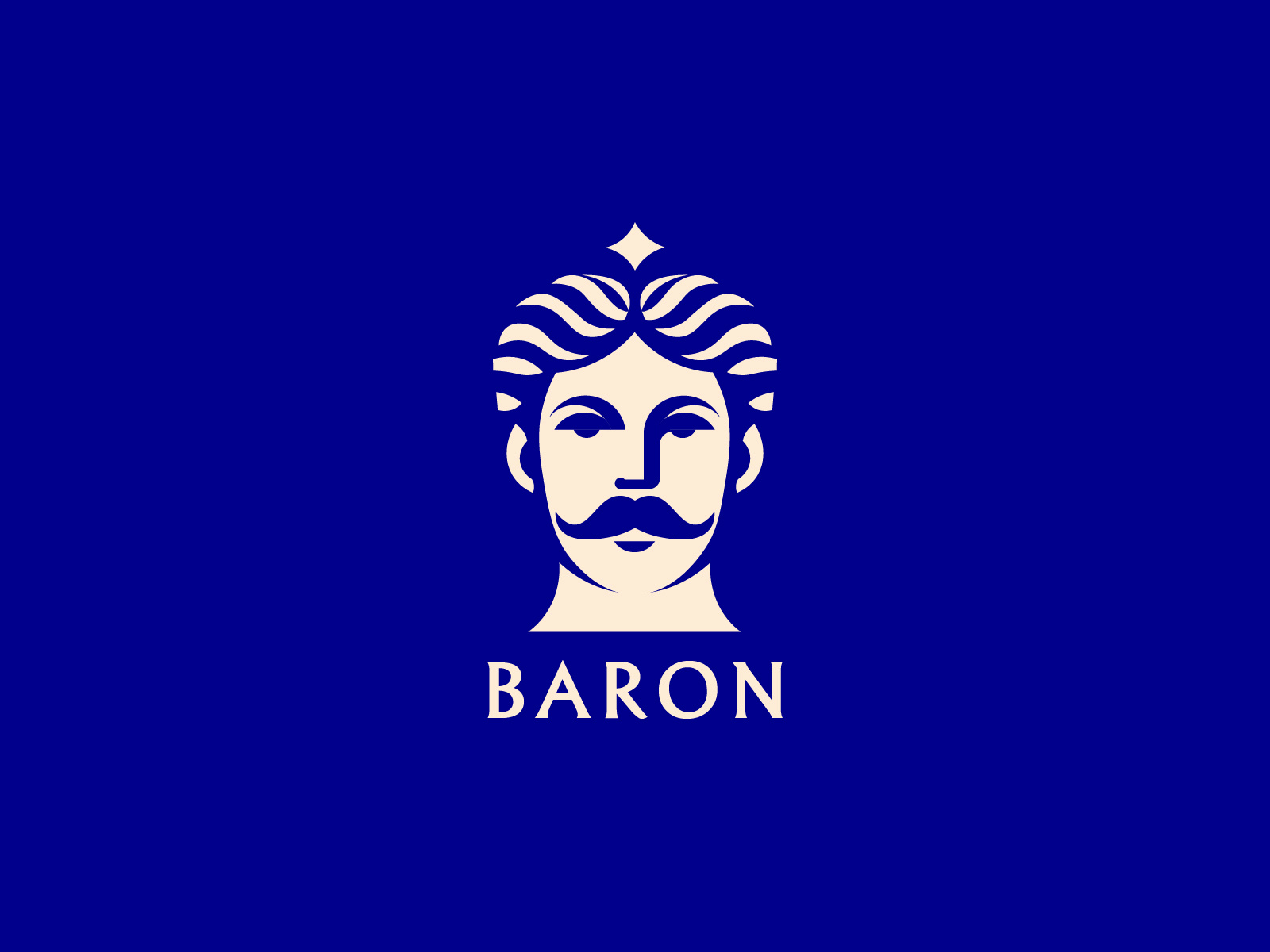 Baron Logo Design | Luxury Vintage Gentleman Branding Identity barbershop logo baron logo branding cigar brand classic logo elegant logo face logo gentleman logo graphic design logo logo design luxury logo masculine logo minimalist logo modern vintage mustache logo premium branding vintage logo