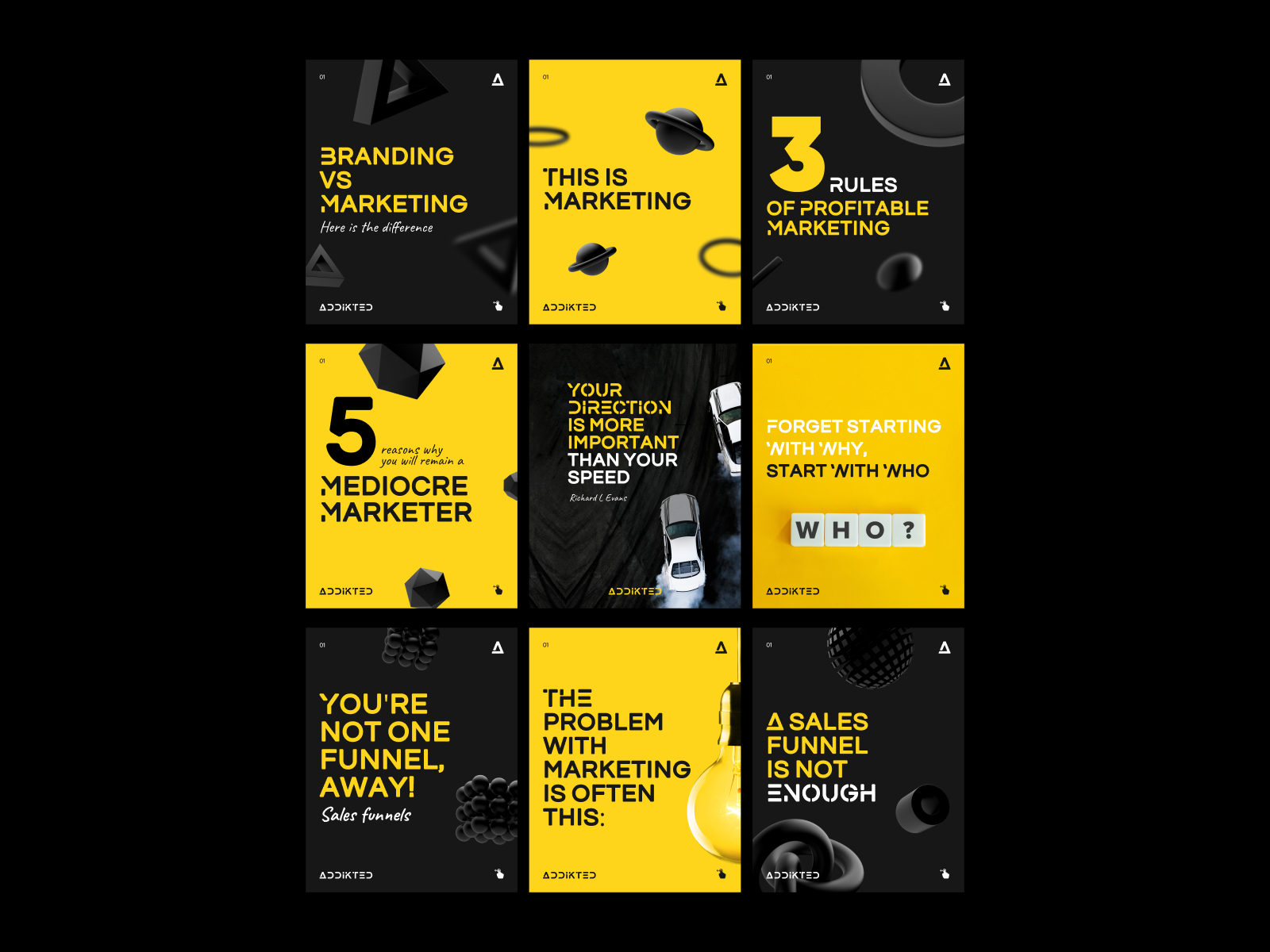 Bold Social Media Design for Marketing Campaigns