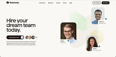 TeamWay: Building a Hassle-Free Hiring Platform banner careers elementor graphic design hiring wordpress