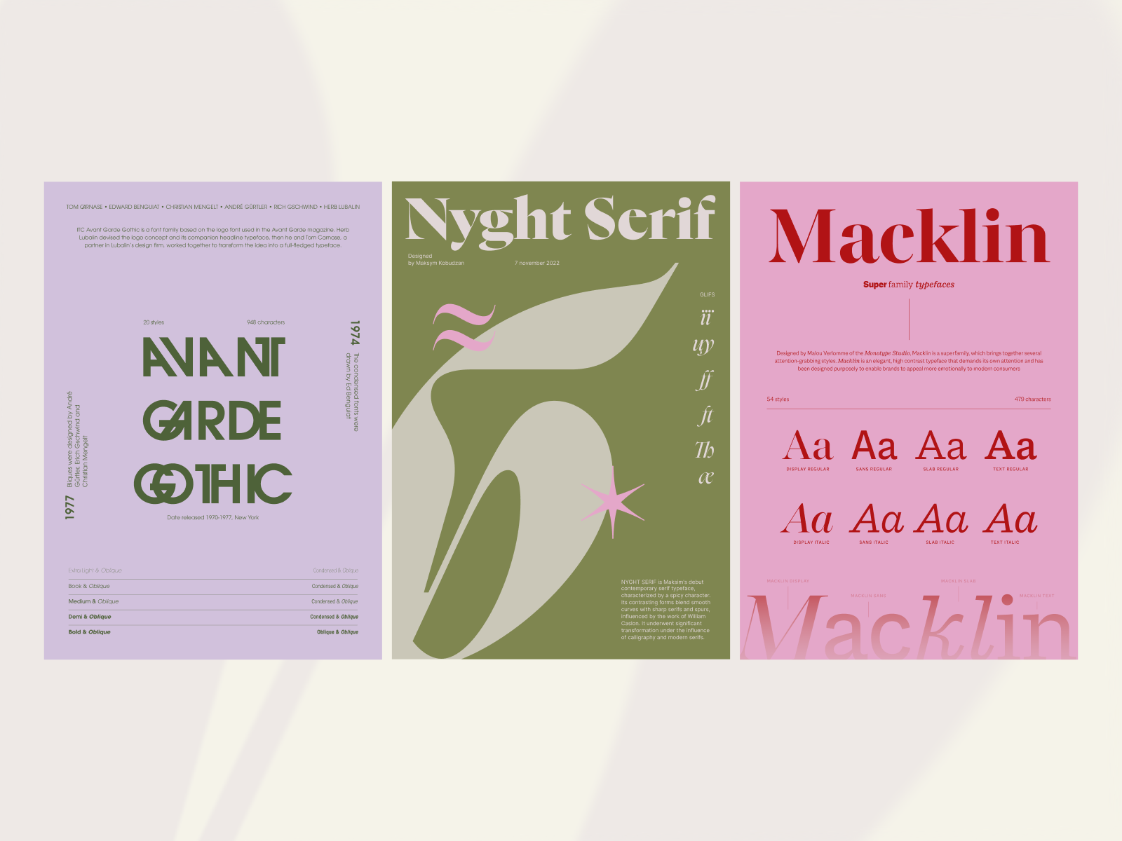 Typography Poster Design — Infographic Layout