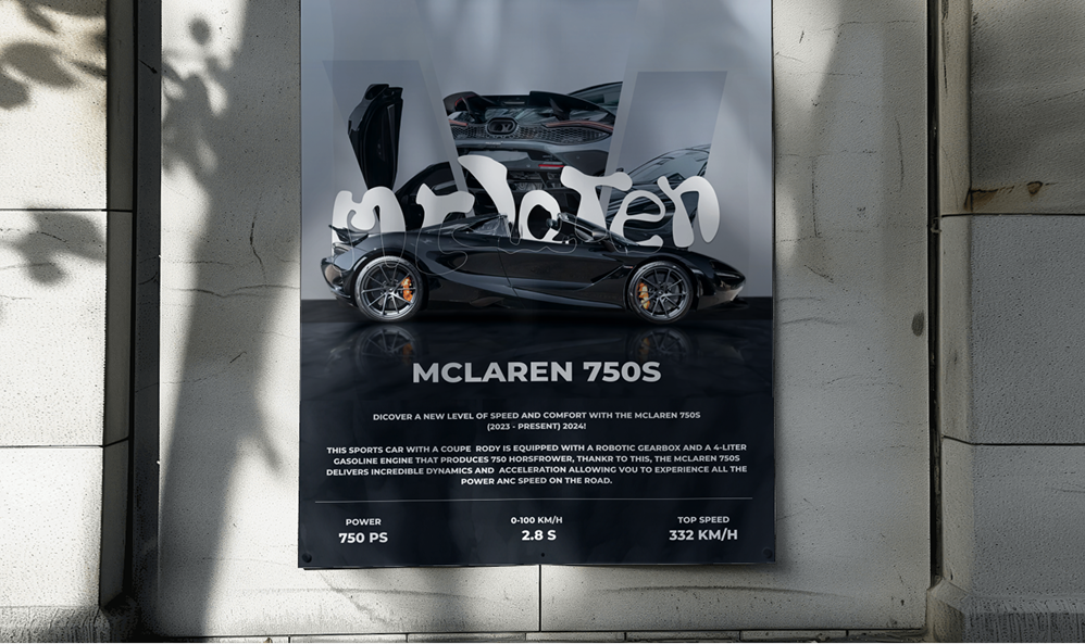Product card design (MClaren) adobe photoshop branding figma graphic design illustration poster product ui visual design web design