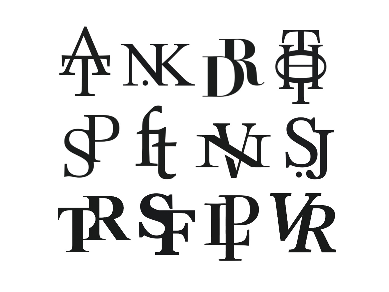 monogram logomark collection by Anhdodes - Logo designer