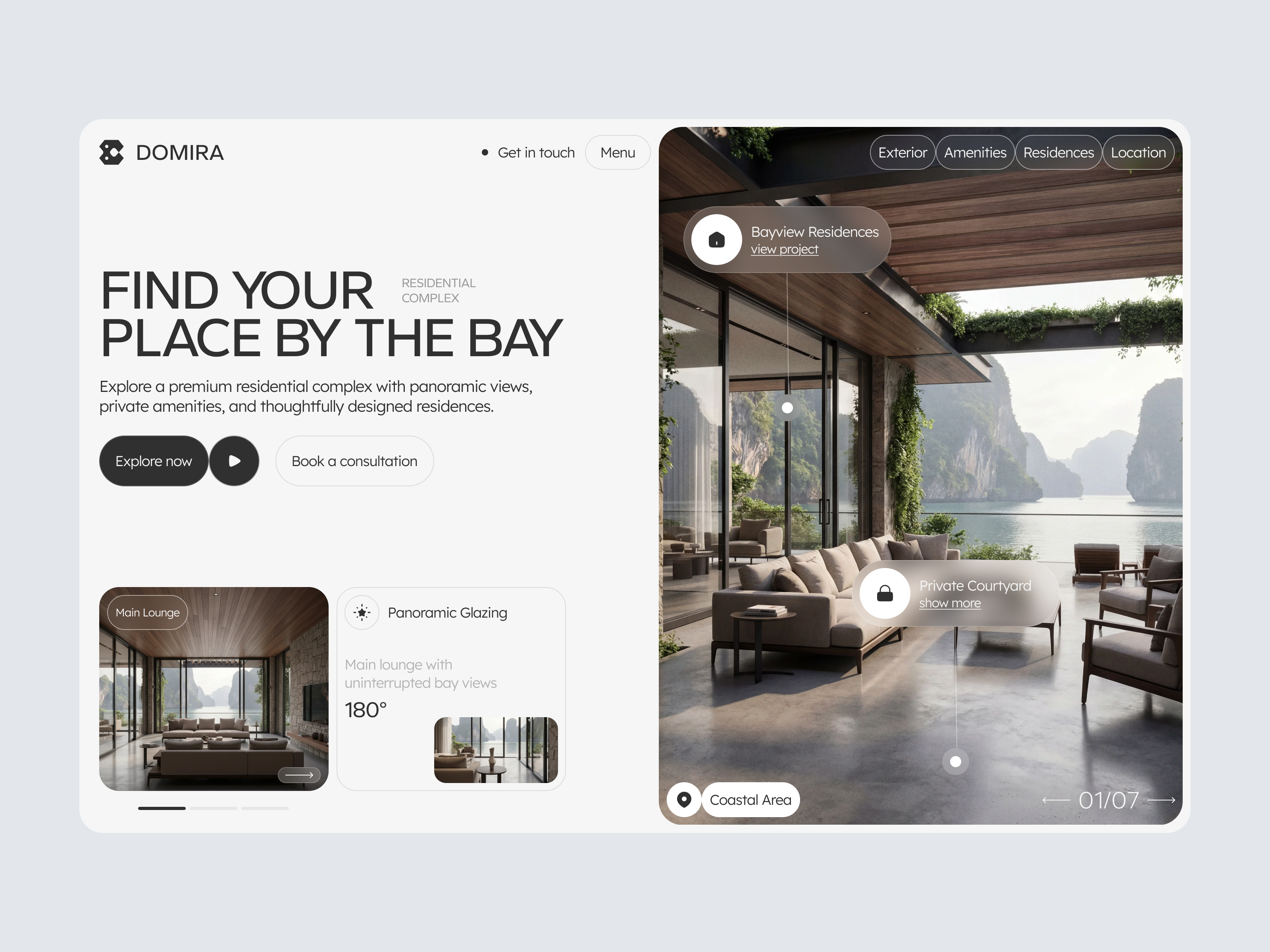 Landing Page for Residential Complex
