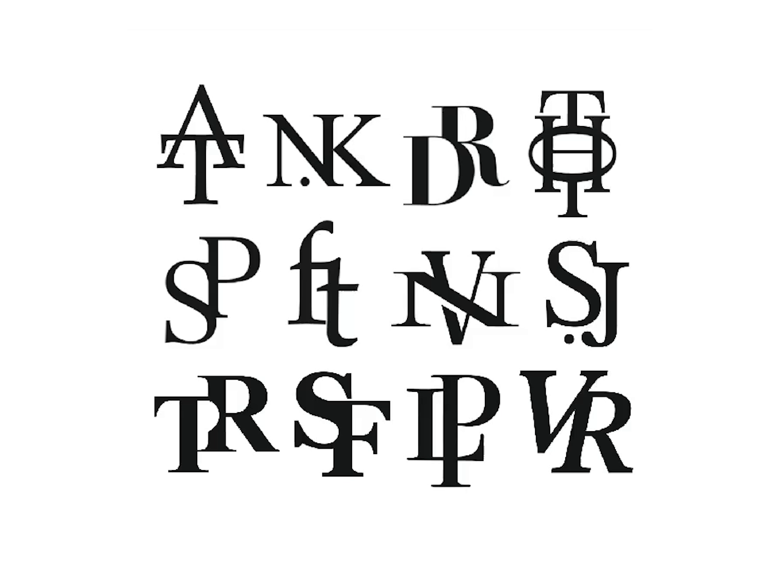 monogram logomark collection by Anhdodes - Logo designer