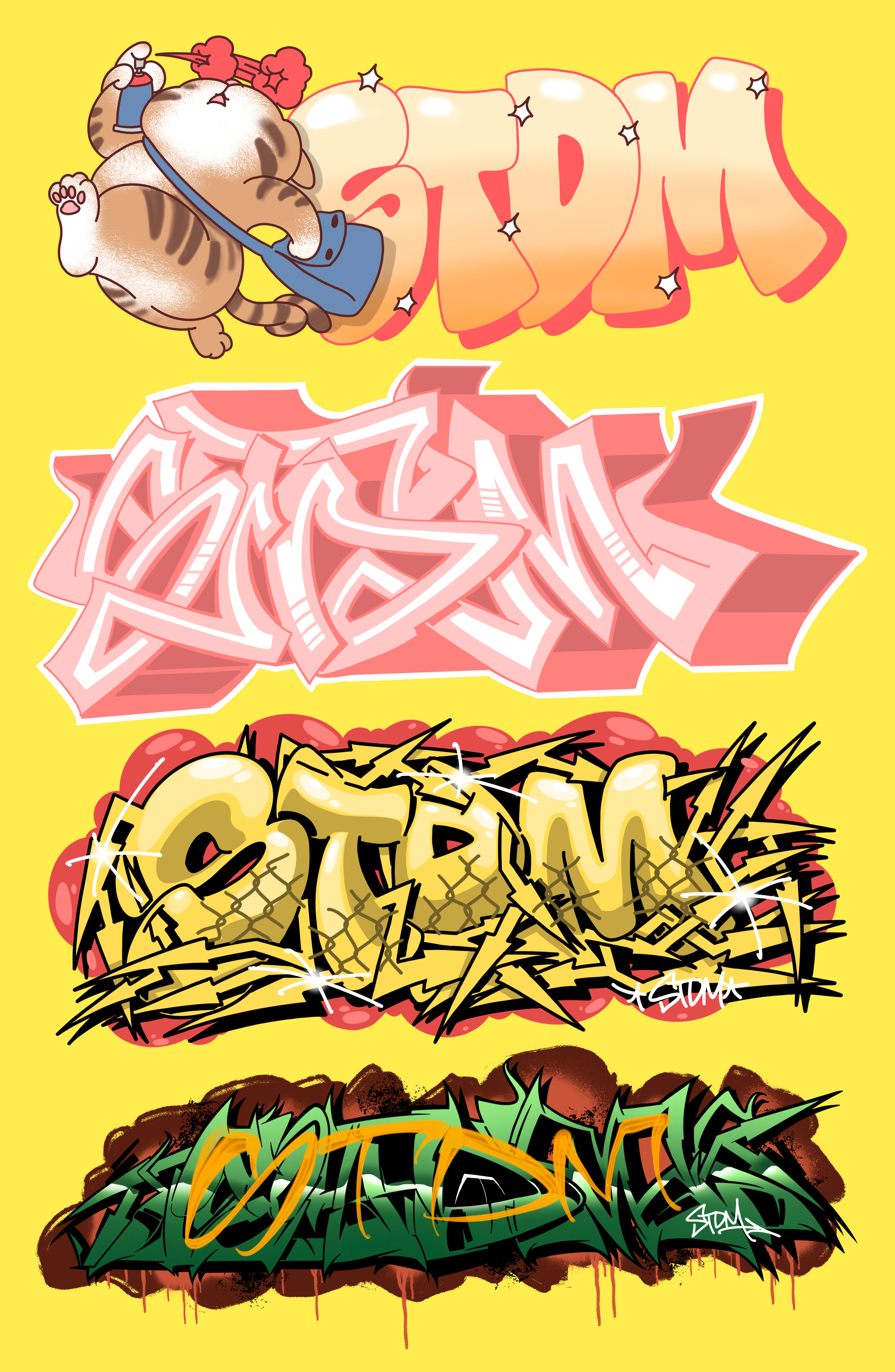 Custom Graffiti Design design graff graffiti graphic design illustration logo street