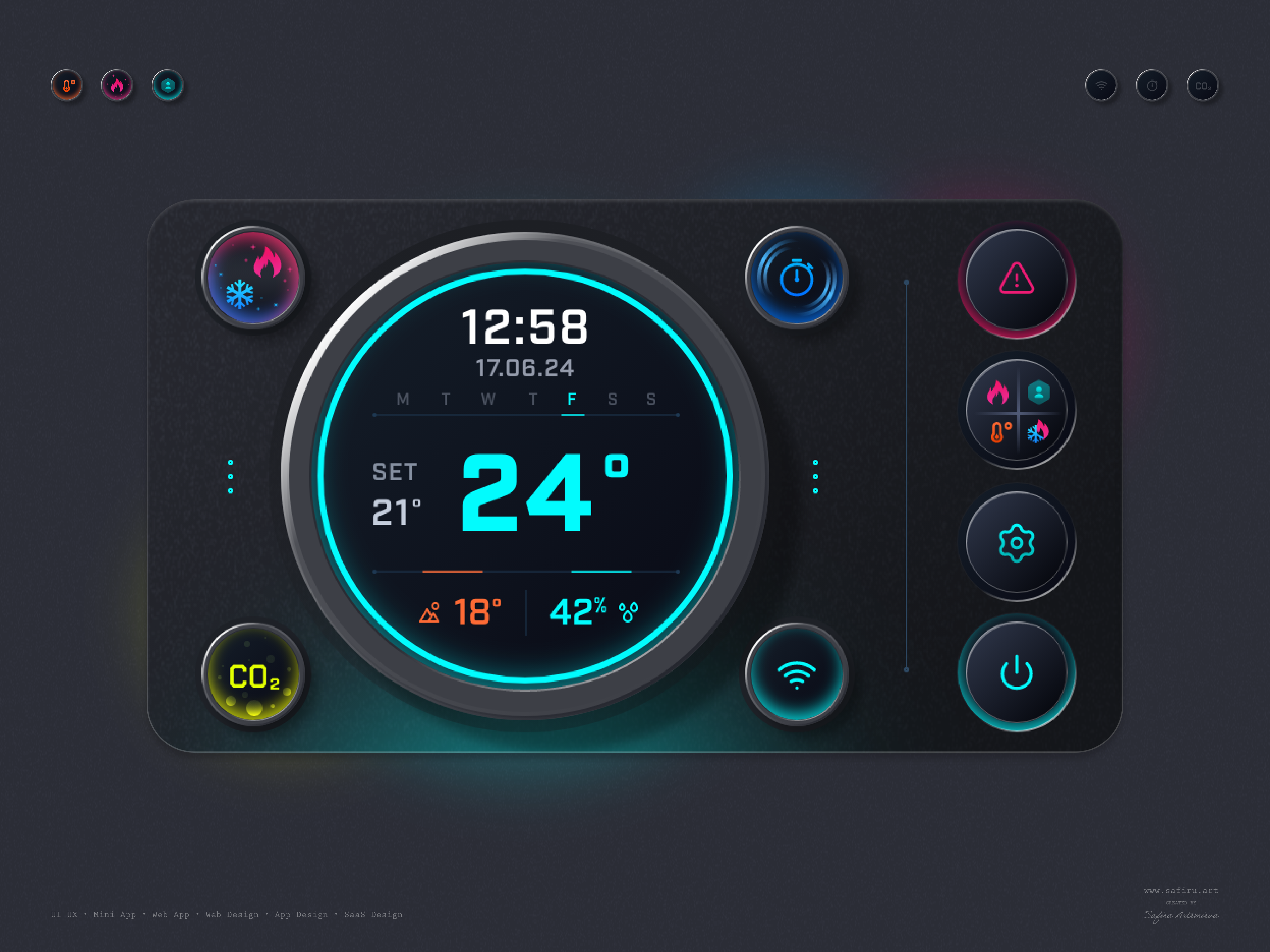 Air Conditioner - Control Panel