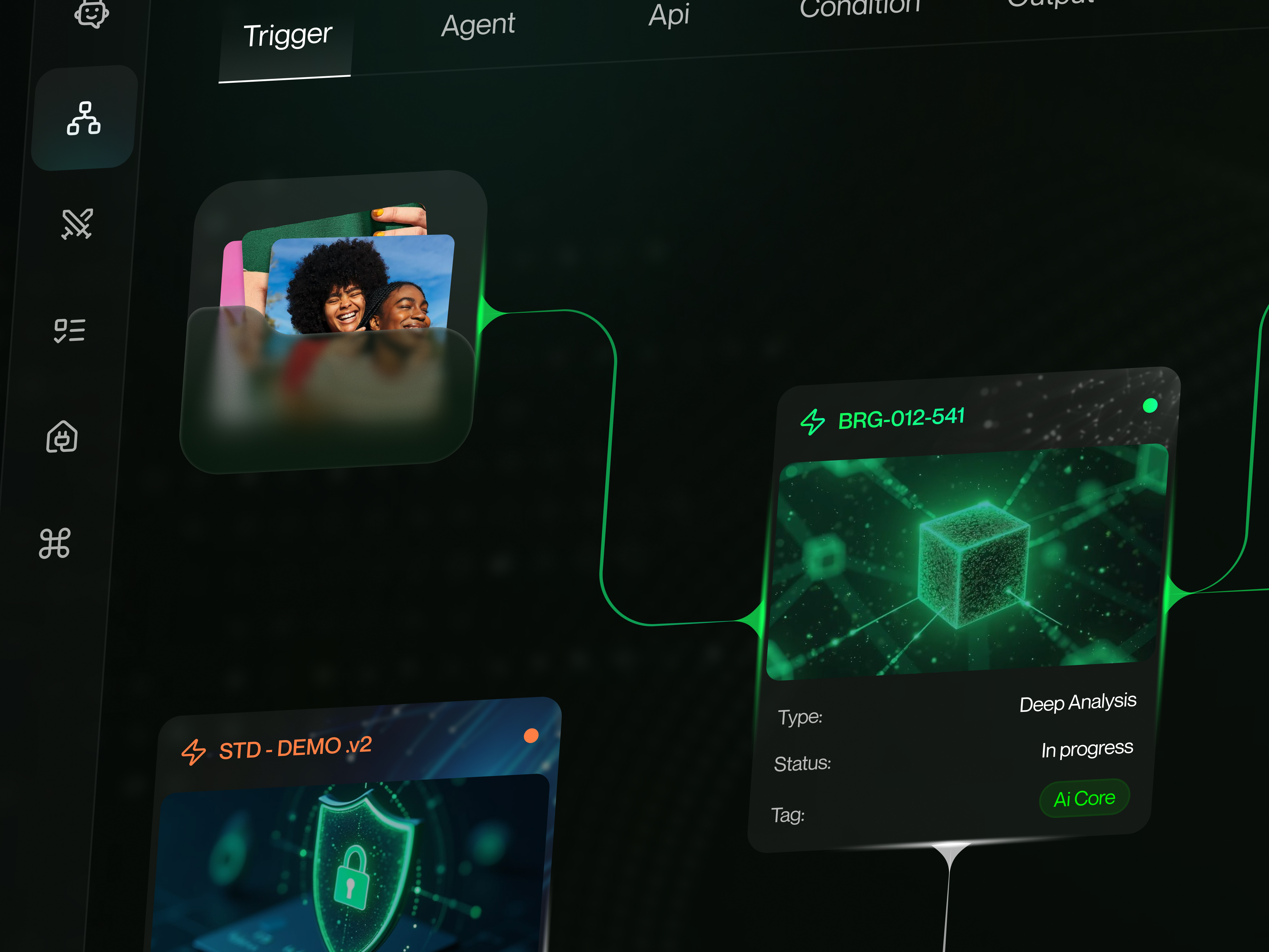 Example of Ai Agent & Workflow System UI/UX Design