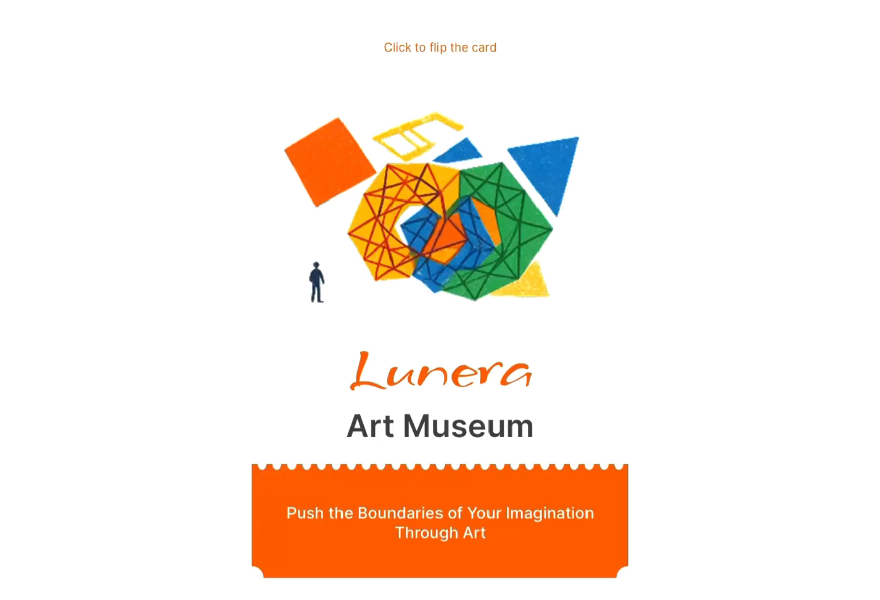 Museum Confirmation Card Animation