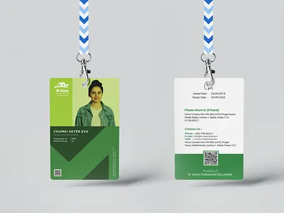 Real State Office ID Card Design branding card digital graphic design id printing social student