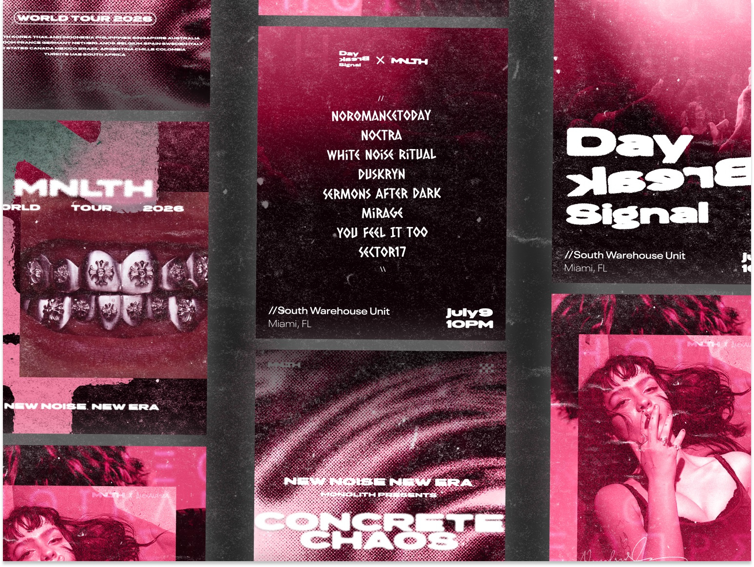 Monolith — Music Social Media Post Ads Design Marketing Campaign