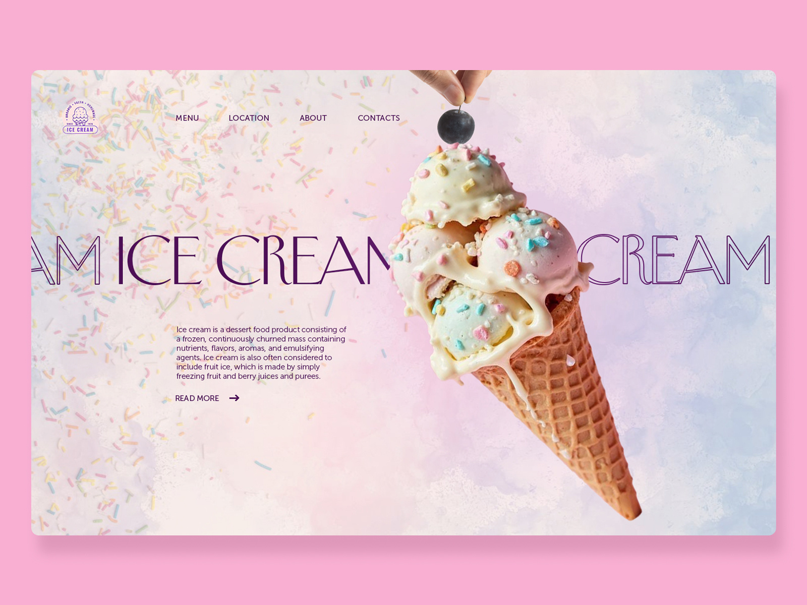 ice cream, concept