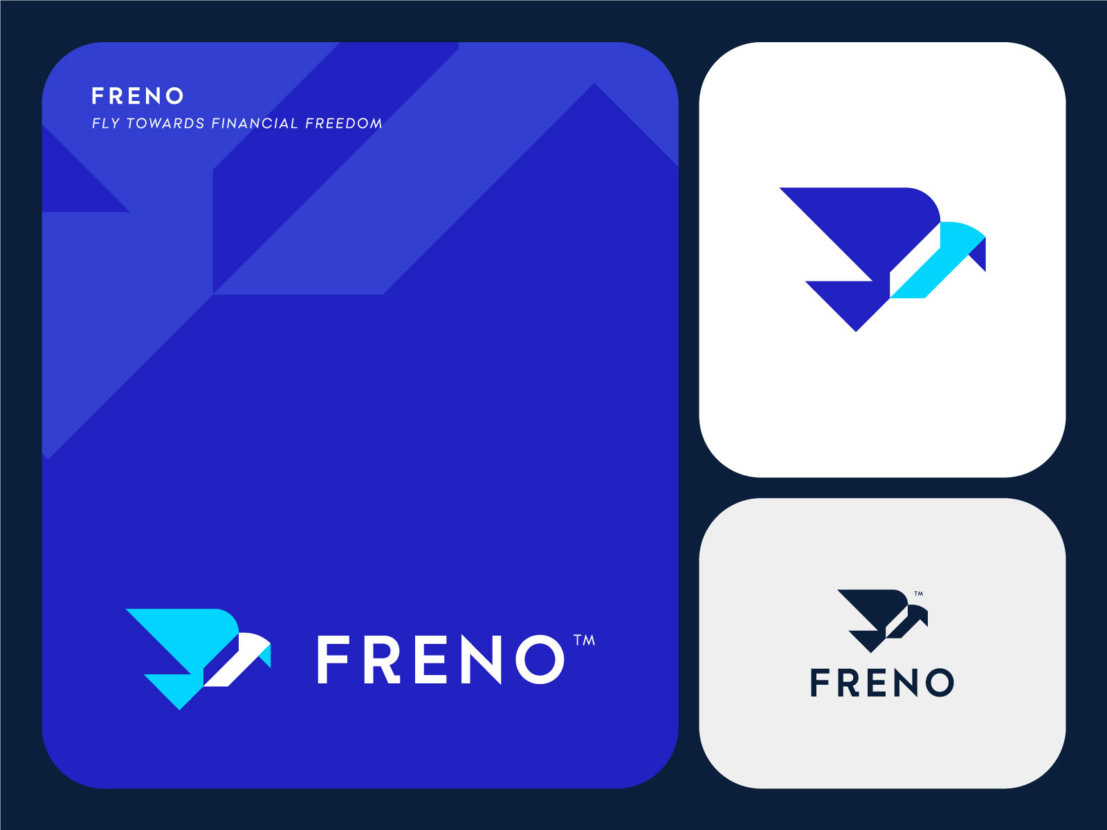 Modern Fintech Logo Design- FERNO Brand identity concept bird logo brandidentity branding eagle logo finance financial logo fintech fintech logo fintech startup geometric bird logo investment logo logodesign logotype modern fintech modern logo startup trading logo vector visual identity
