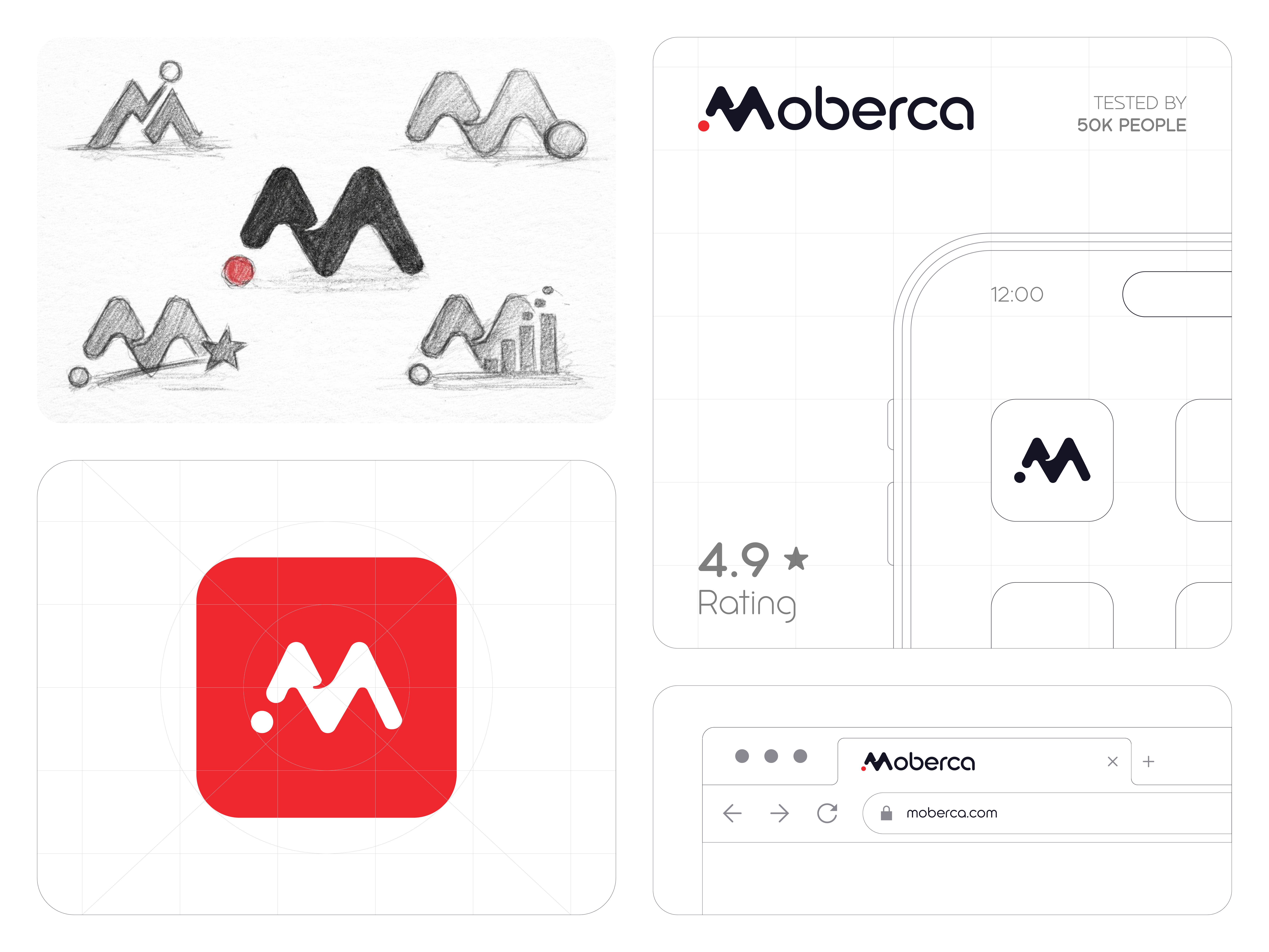 Moberca Logo Design b2b brand design brand designer brand identity branding brandmark custom logo custom logo design design graphic design identity identity design identity designer logo logo design logo designer logos mark sketch tender