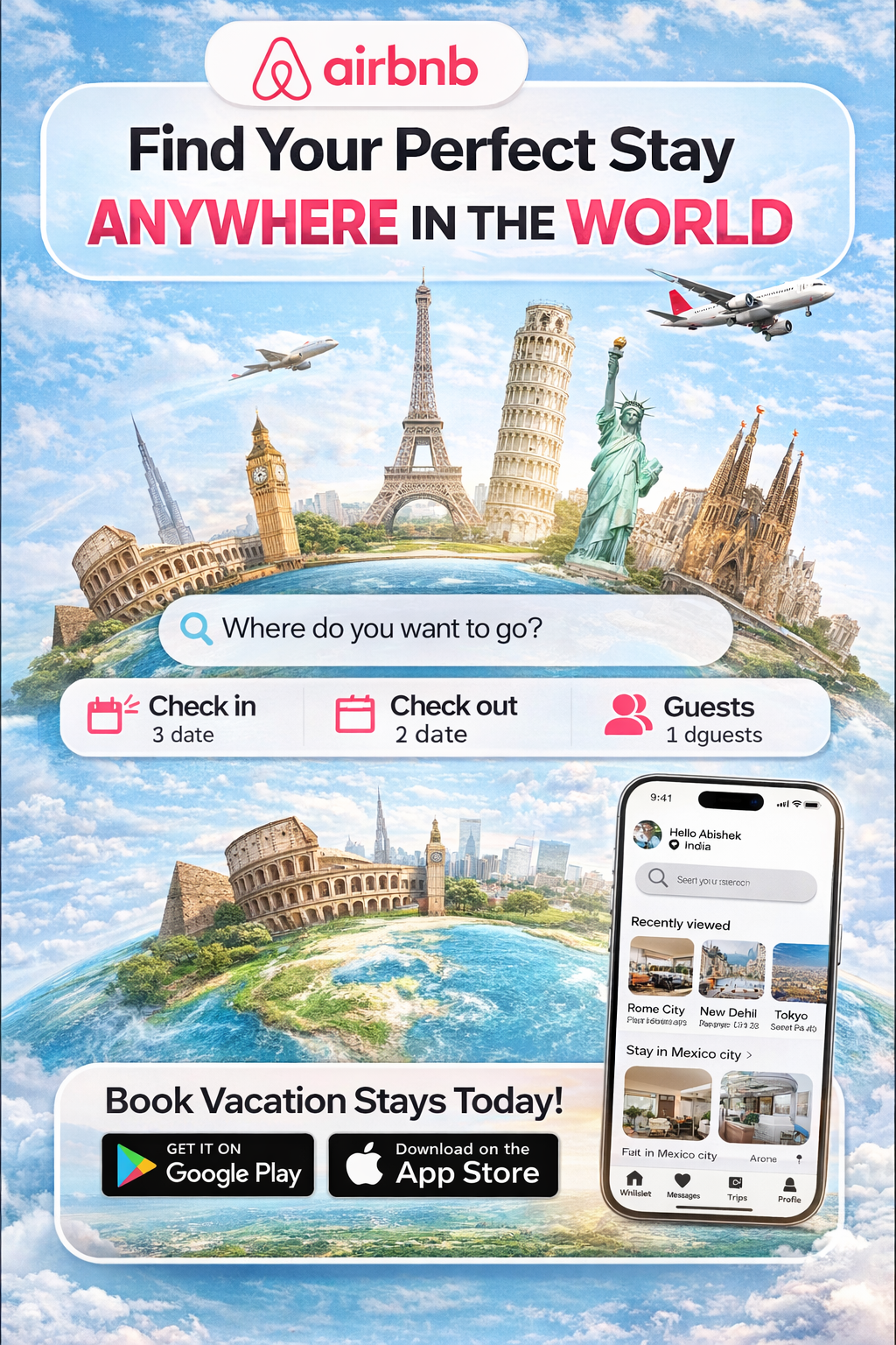 Airbnb Web UI – Figma Recreation airbnb appdesign bookingapp branding dashboardui designsystem figmadesign graphicdesign interfacedesign landingpage minimaldesign mobiledesign productdesign travelapp uidesign uiinspiration uiux uxdesign webdesign