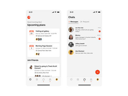 Personal calendar app