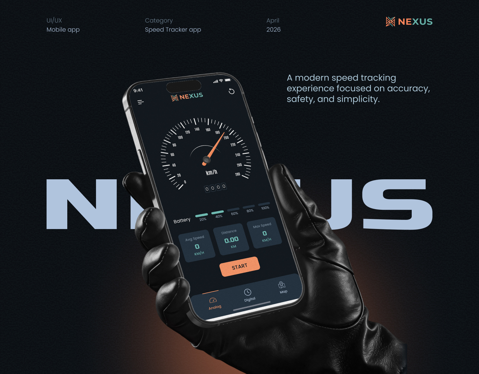 NEXUS - Speed Tracker Figma App UI Kit app design app ui template auto layout branding clean design dark mode dashboard ui figma components figma mobile template figma ui kit graphic design ios app design journey tracker mobile app design mobile dashboard design modern ui real time data speed tracker speedometer uiux