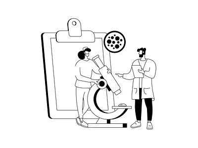 Microbiological Technology Microscope Animation animation biotech biotechnology branding illustration innovation laboratory medicalanimation microbiology microscope research science sciencetech