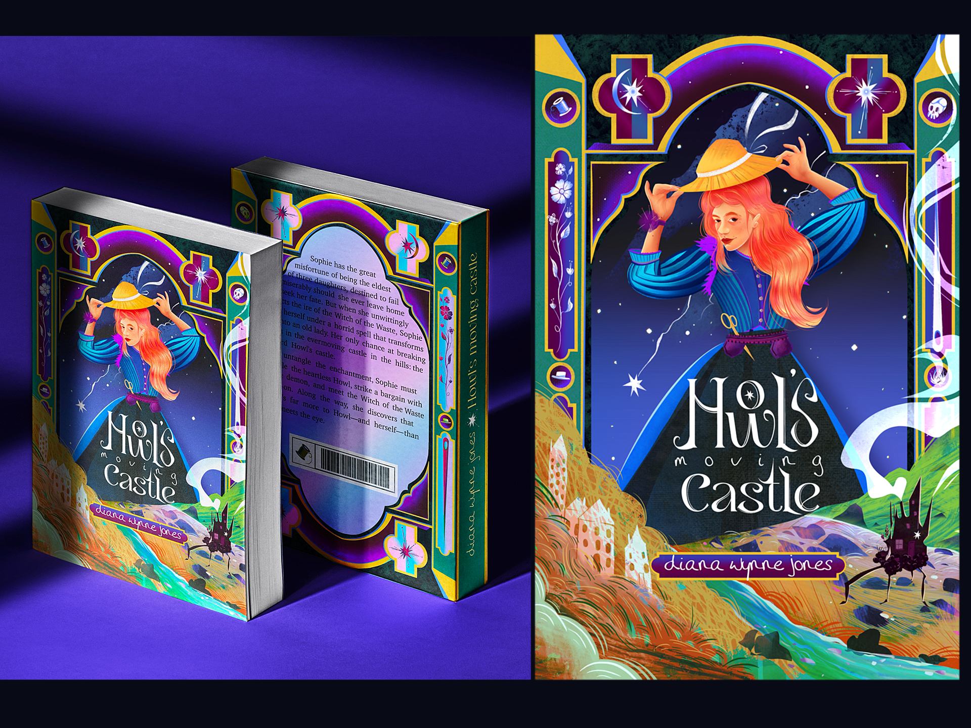 Example of Illustrative Book Cover Design