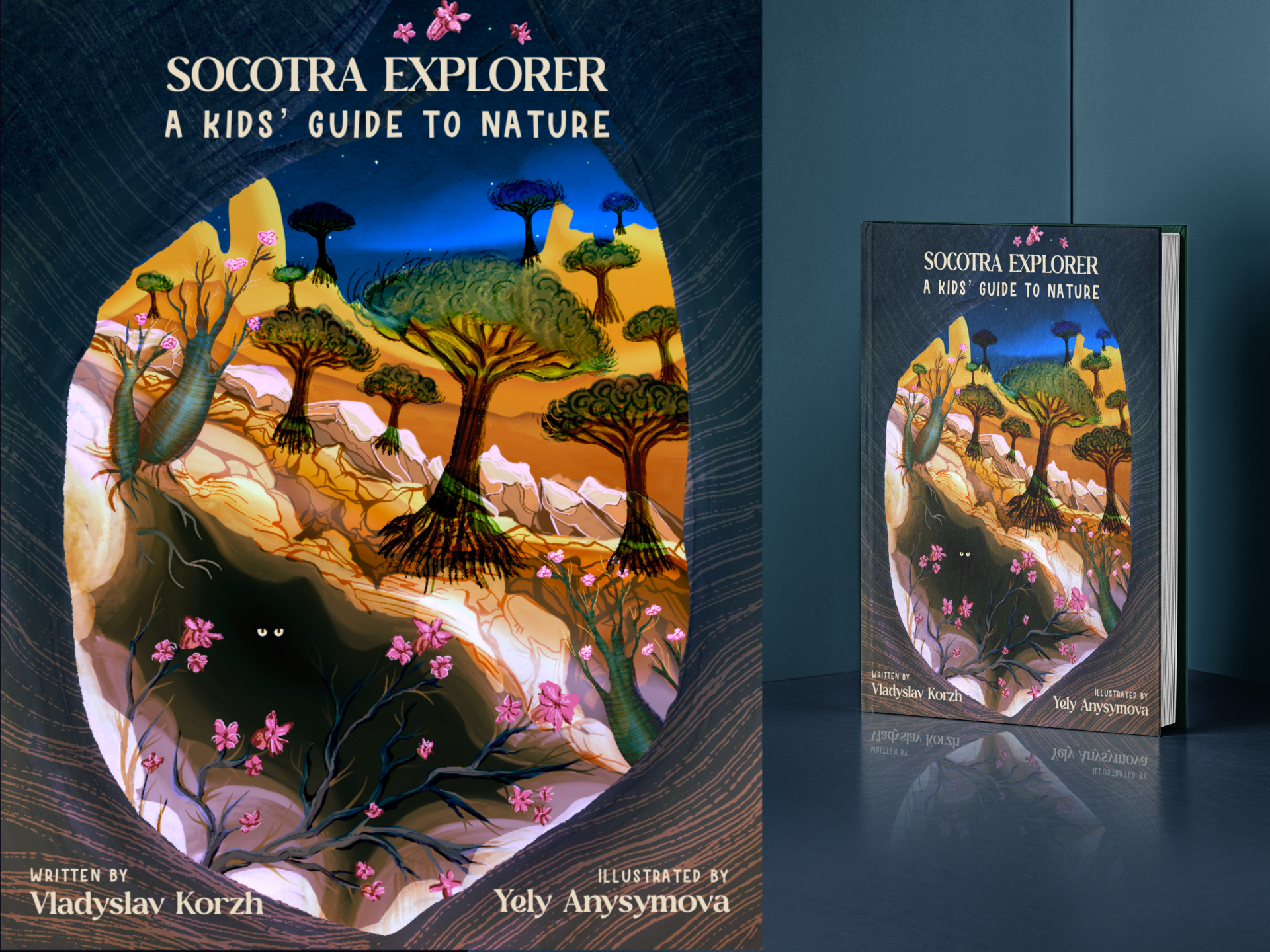 Example of Illustrative Book Cover Design