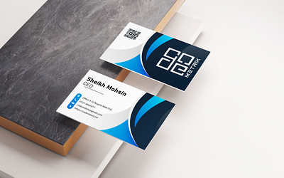 Code Metrix Business Card Design branding design graphic design illustration logo ui ux web design web development wordpress