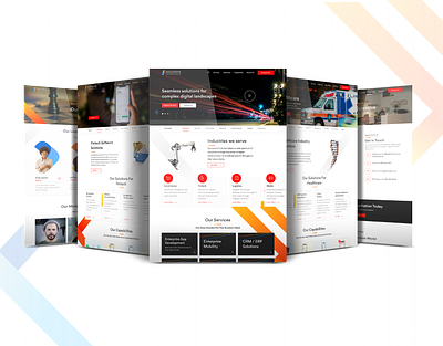 Successive Website Design business clean ui creative design enterprise mockup ui user experience user interface ux website