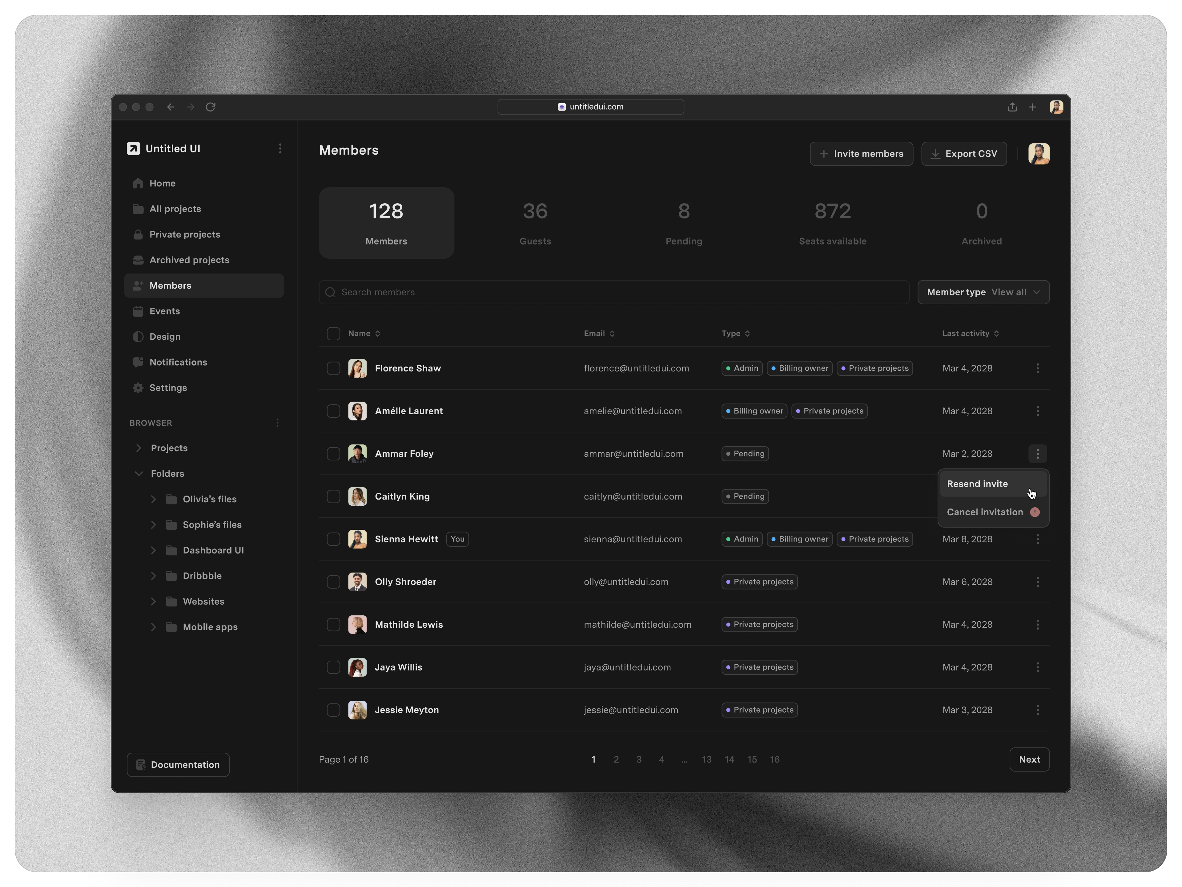 Members — Untitled UI