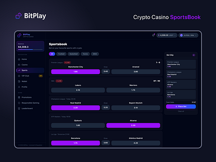 BitPlay - SportBook Dashboard