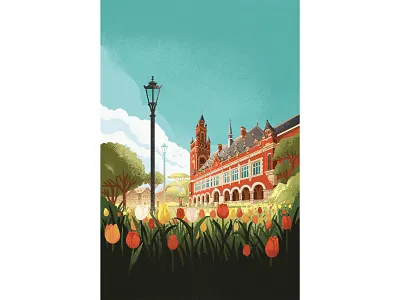 Justice 🌷 adobe brush digitalartwork digitalpainitng flowers illustration landscape muti painting photoshop sky tarot tarotcards tarotilustration tulip wacomgallery