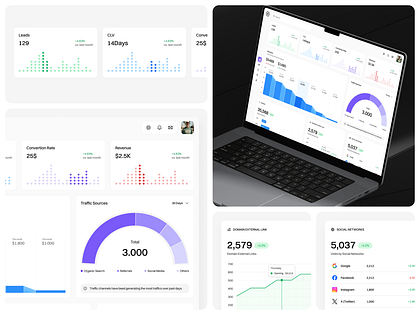 Modern Analytics Dashboard UI