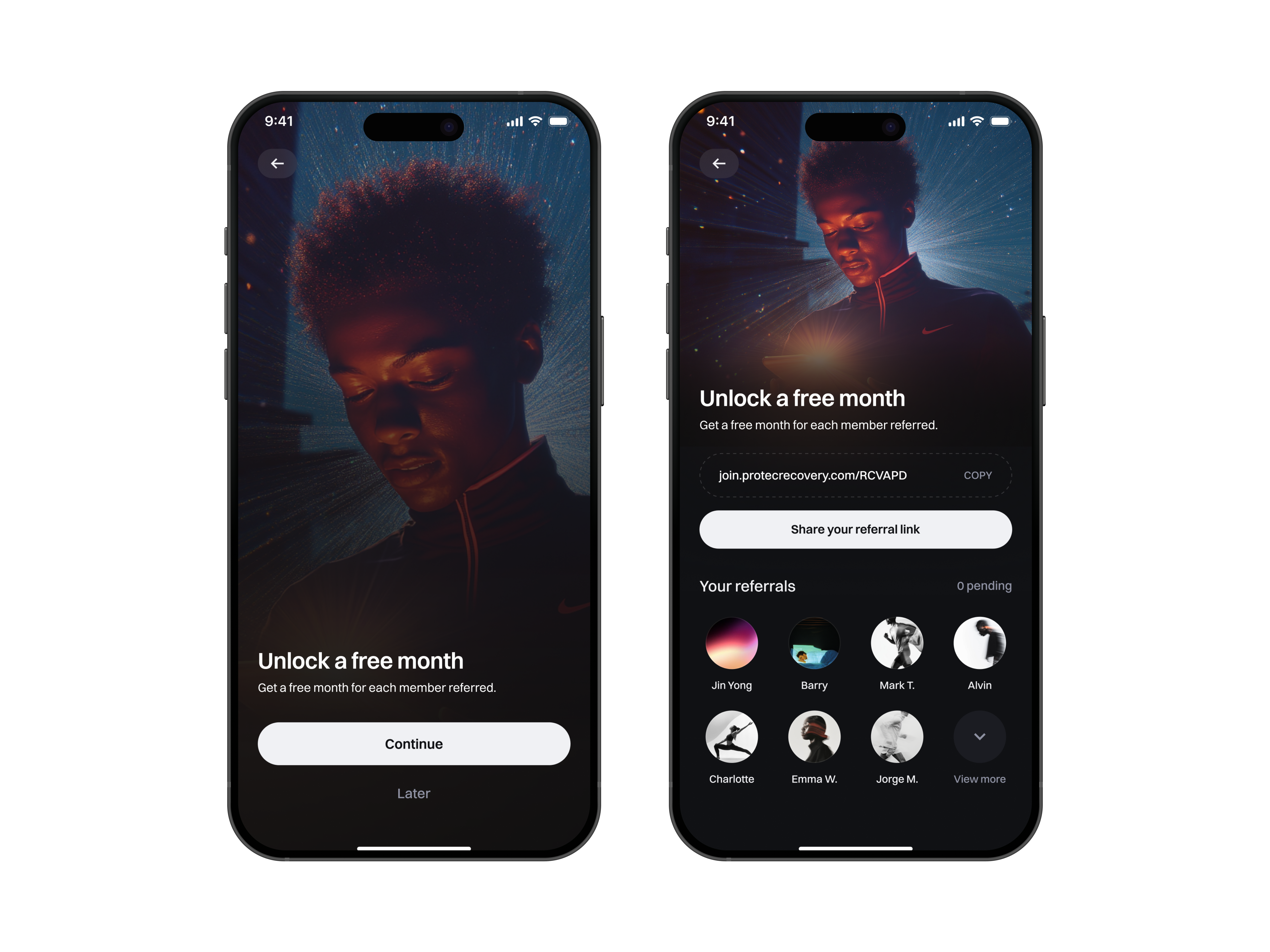 Referrals - Protec recovery app